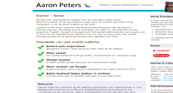 Desktop Screenshot of aaronpeters.nl